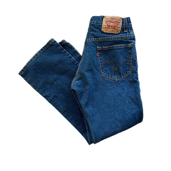 Levi's Denim - Levi's Boot Cut Dark Wash 31 x30 517 Jeans Denim Vintage 100% Cotton High Rise